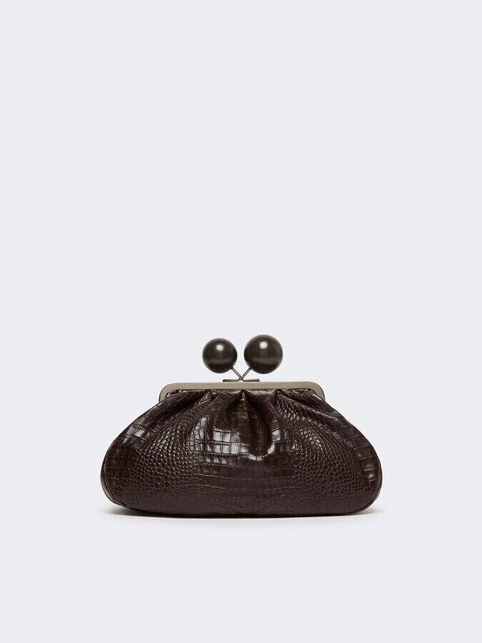 pochette pasticcino en cuir croco max mara