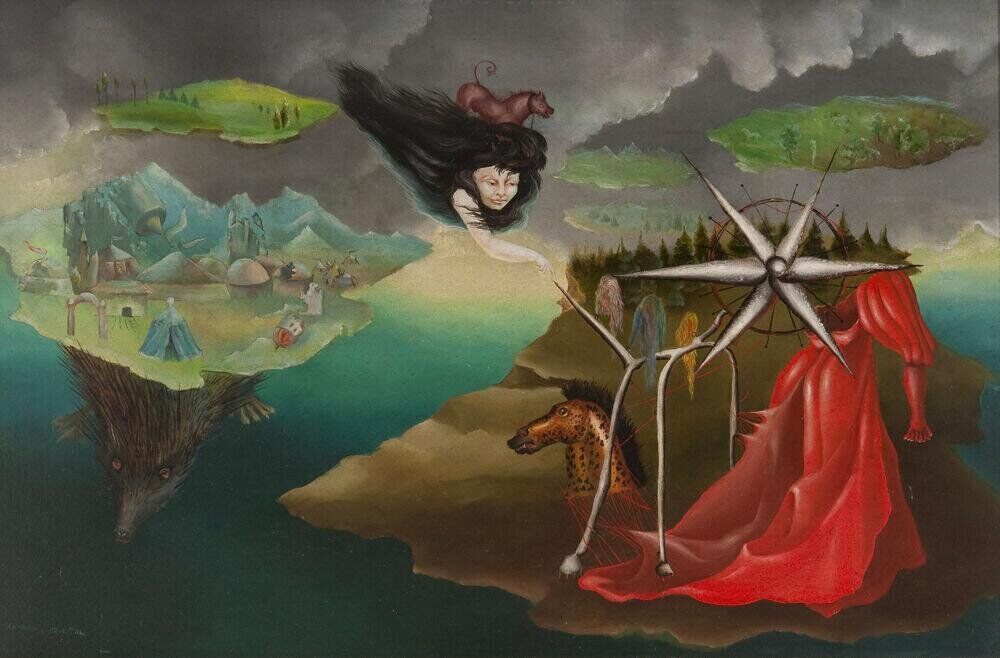 œuvre de Leonora Carrington, Artes (1944) exposée au musée du Luxembourg à Paris en 2026