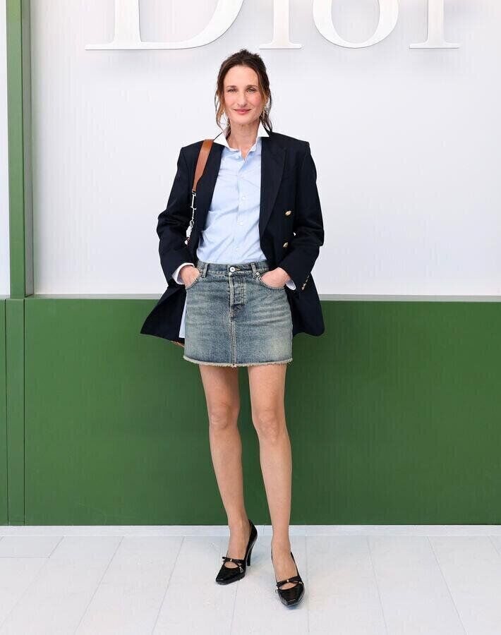 camille cottin au defile dior automne-hiver 2026-2027 à la fashion week de paris