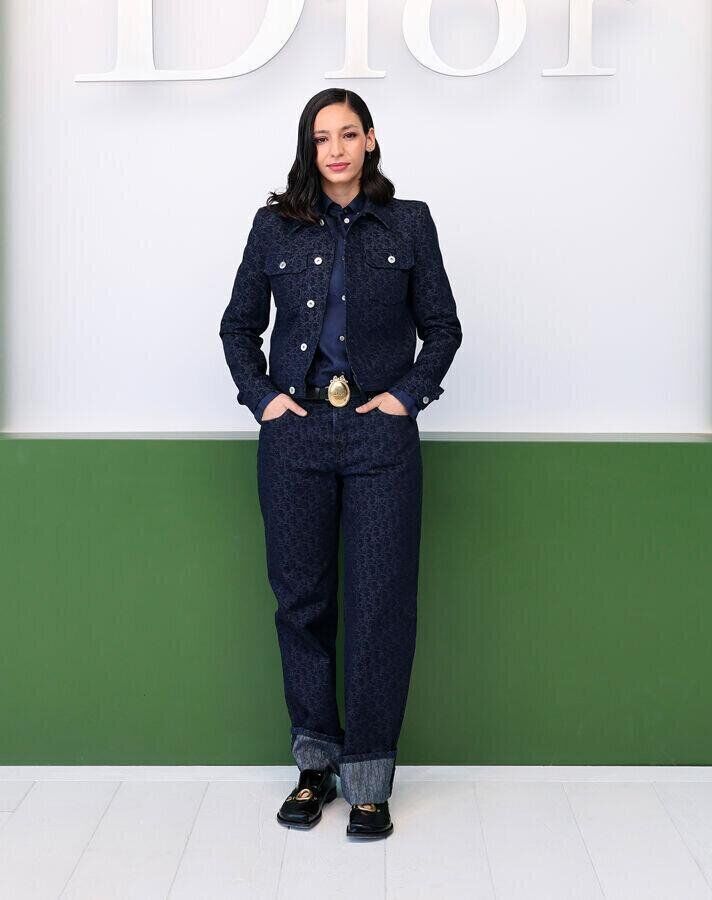 nadia melliti au defile dior automne-hiver 2026-2027 à la fashion week de paris
