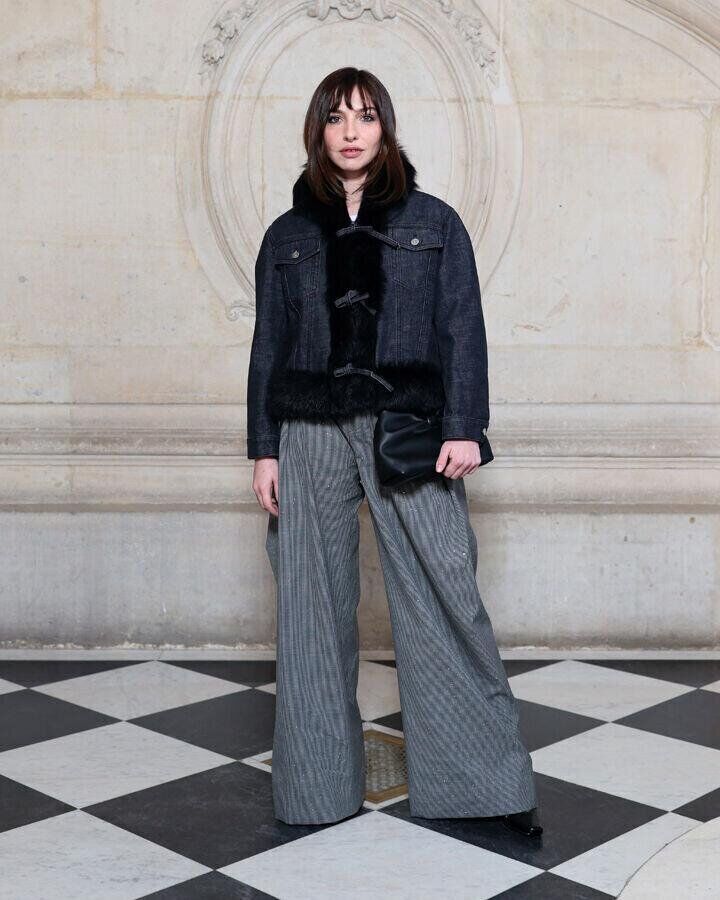 marie colomb au défilé dior homme automne-hiver 2026-2027 pendant la fashion week de paris