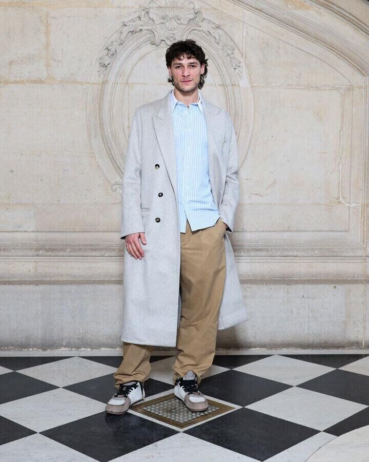 hugo marchand au défilé dior homme automne-hiver 2026-2027 pendant la fashion week de paris