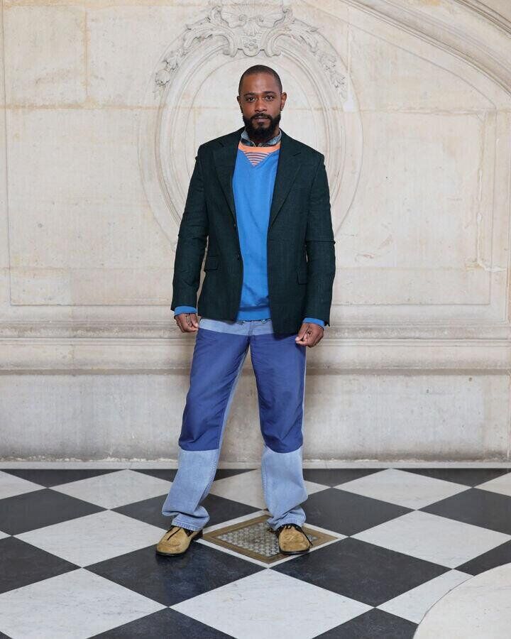 lakeith stanfield au défilé dior homme automne-hiver 2026-2027 pendant la fashion week de paris