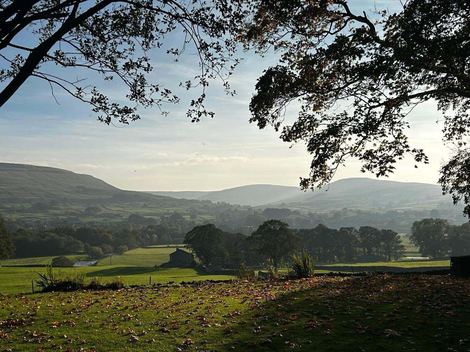 La vue du Stone House Hotel, dans le Yorshire.