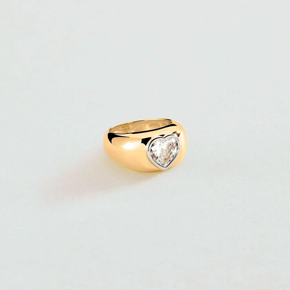 Bague coeur Agatha idées cadeaux bijoux Saint-Valentin 2026