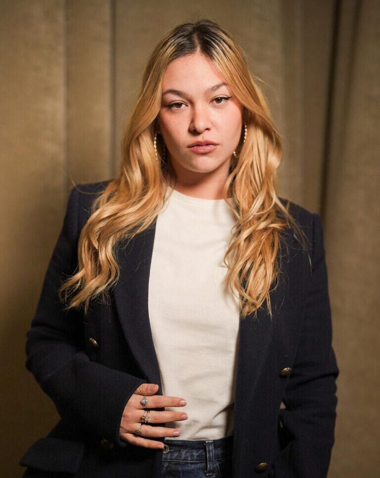 Anja Verderosa au défilé Dior homme automne-hiver 2026, le 21 janvier 2026. © Swan Gallet/WWD via Getty Images.