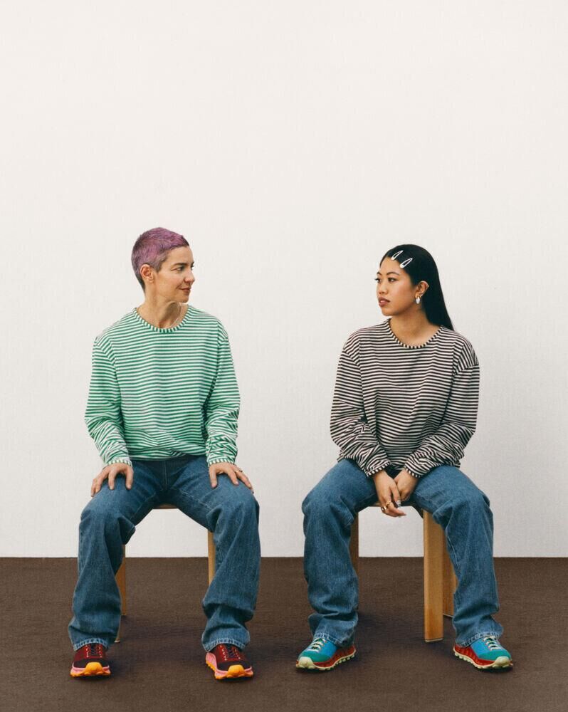 The Camper x Sunnei collaboration.