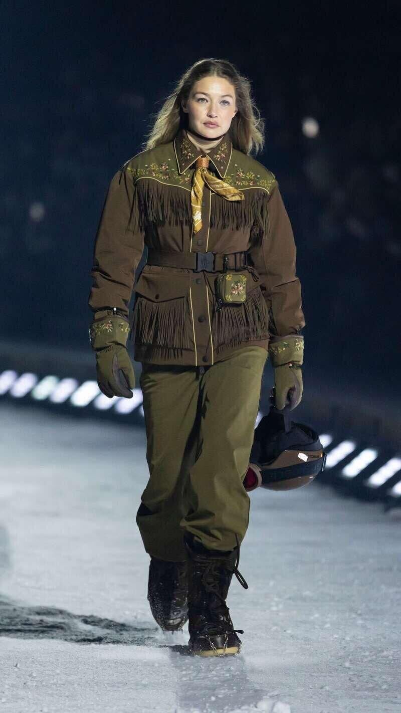 Gigi Hadid pour Moncler Grenoble automne-hiver 2026-2027