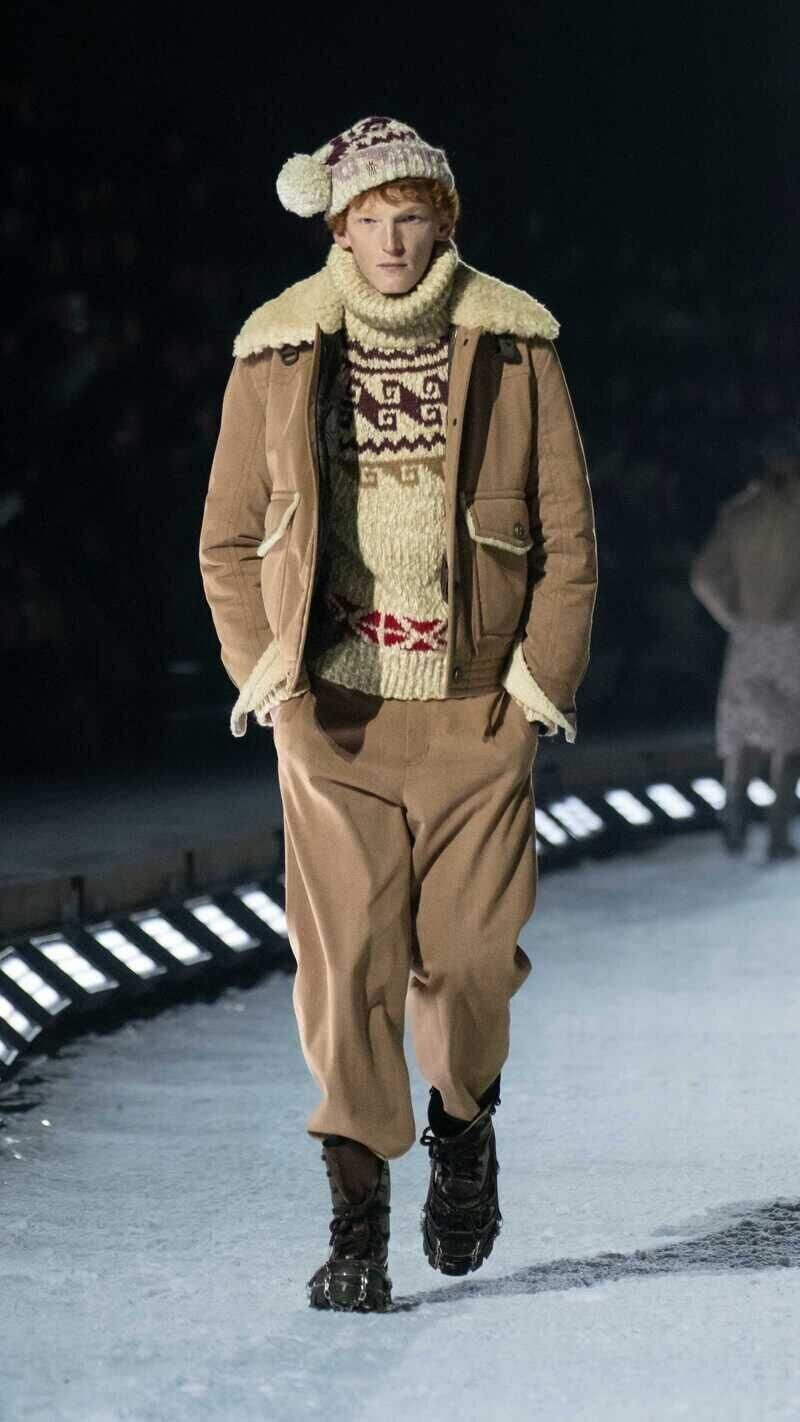 Le défilé Moncler Grenoble automne-hiver 2026-2027 à Aspen.