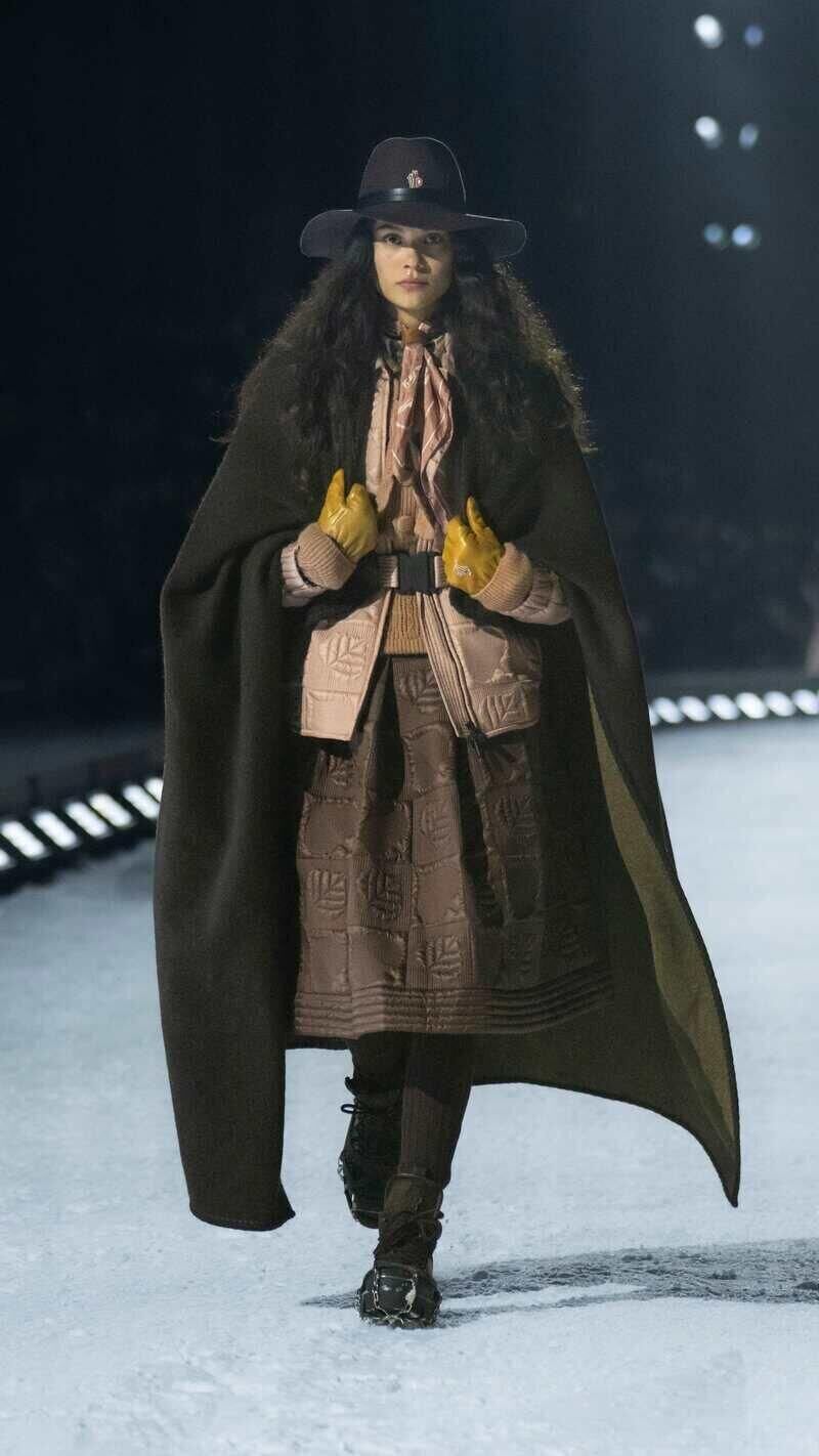 Le défilé Moncler Grenoble automne-hiver 2026-2027 à Aspen.
