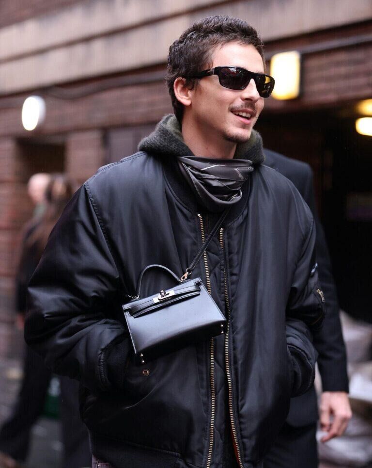 Timothée Chalamet à Londres le 1er février 2026. © Neil Mockford/GC Images.