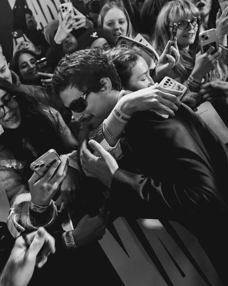 Timothée Chalamet à l'avant-première du film Marty Supreme au Grand Rex, à Paris, le 3 février 2026 © Anthony Ghnassia.
