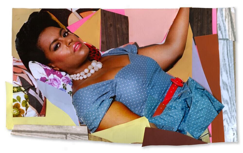 Mickalene Thomas, Clarivel Centered