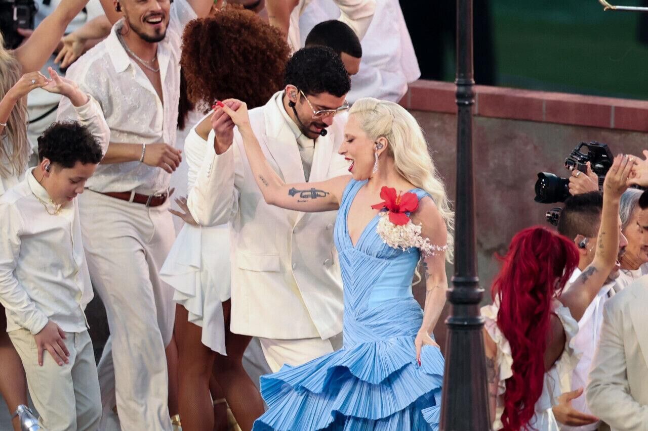 Bad Bunny et Lady Gaga au Super Bowl 2026.
