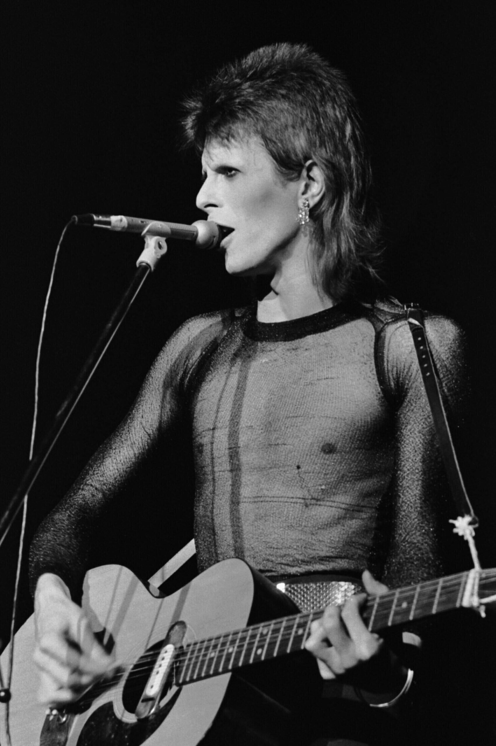 David Bowie en 1973.