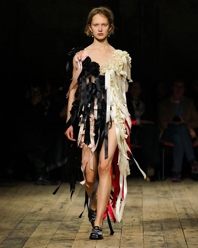 Adidas collaboration at the Simone Rocha Fall/Winter 2026-2027 show London Fashion Week.