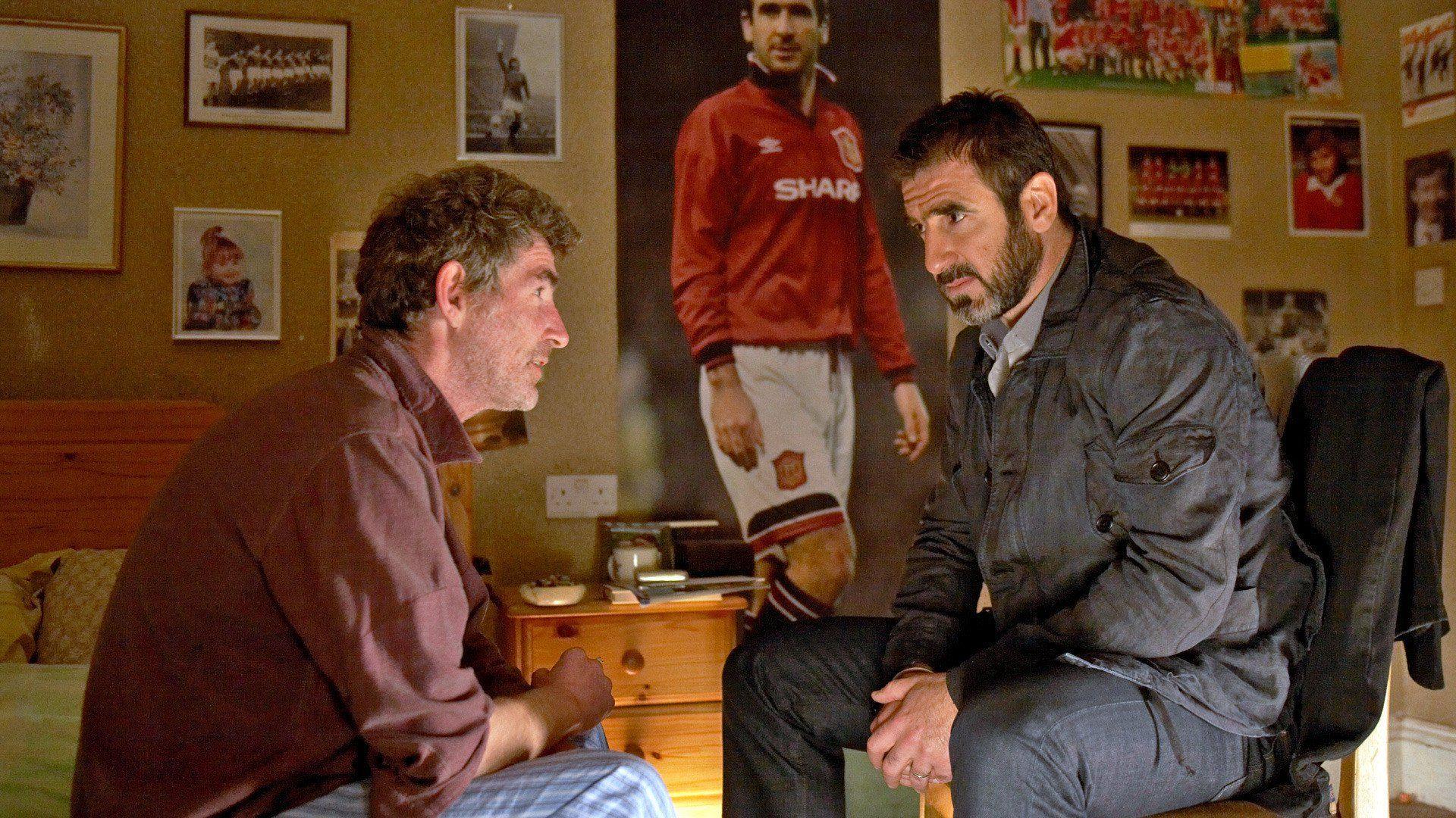 Eric Cantona, Steve Evets dans Looking for Eric (2009).