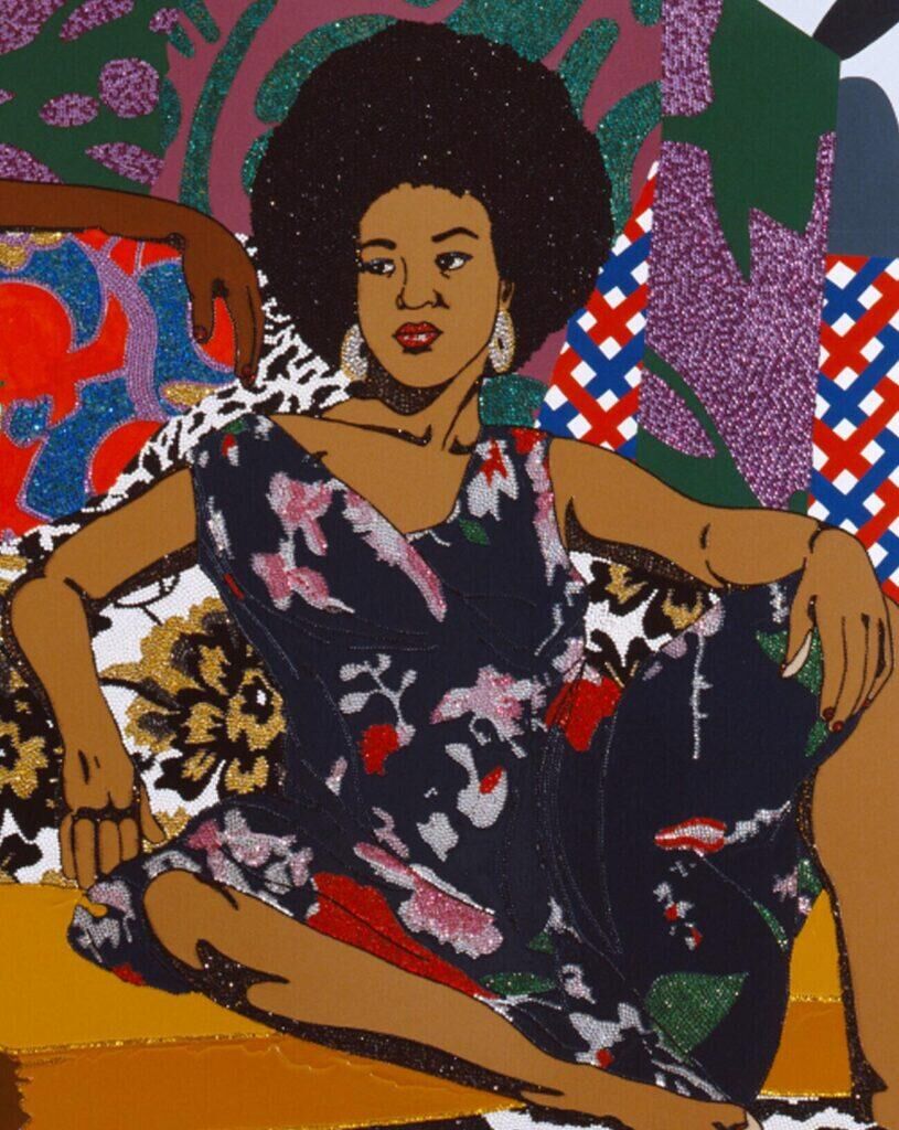 Mickalene Thomas, A Moment’s Pleasure #2