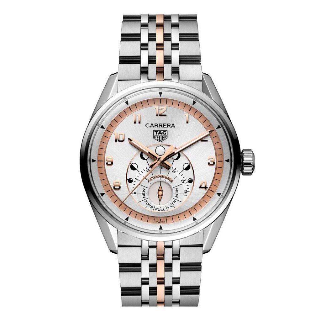 montre or jaune et or blanc tag heuer