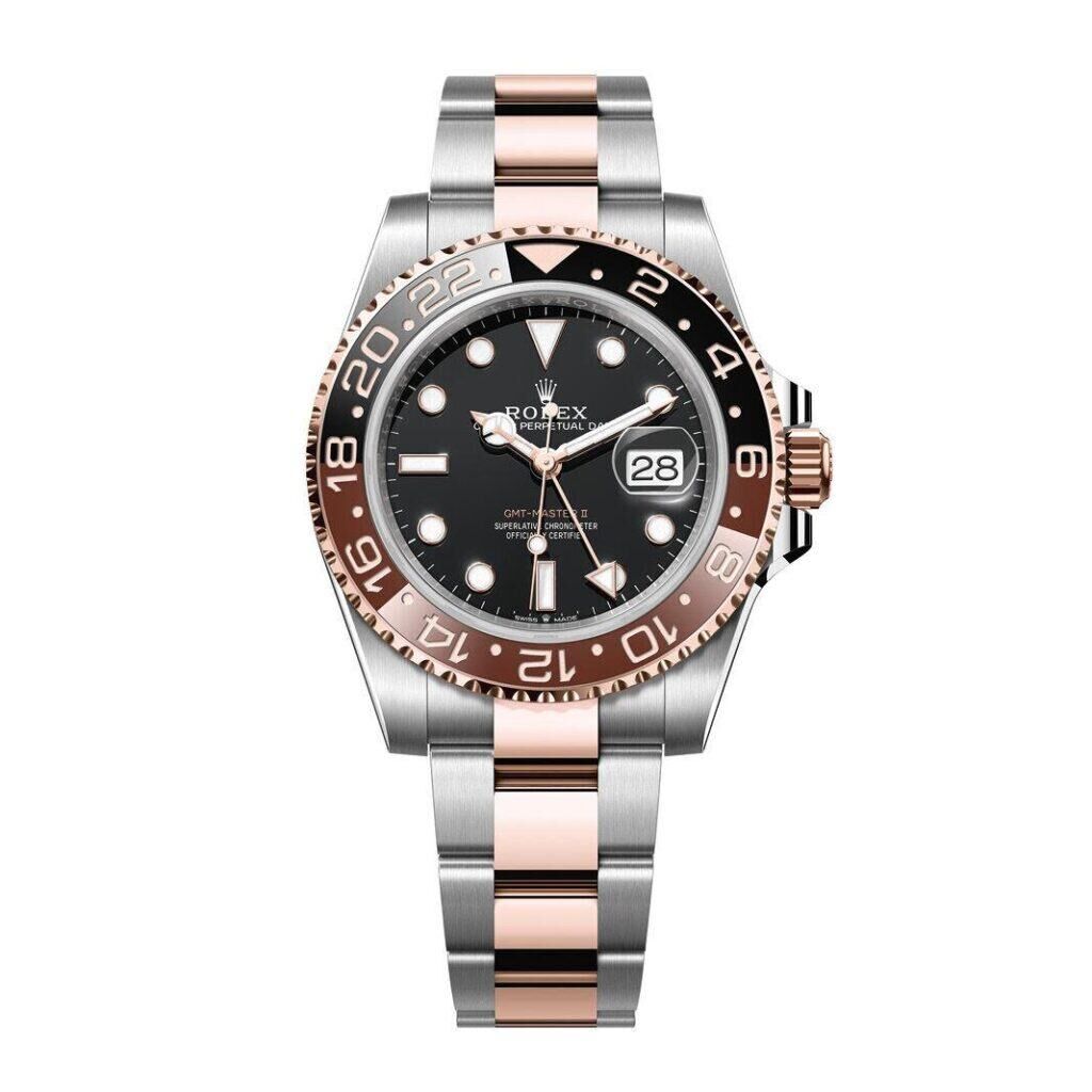 montre or jaune et or blanc rolex