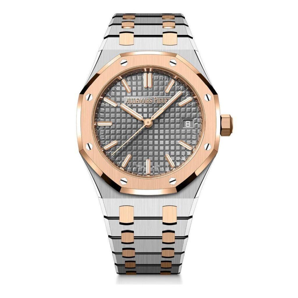 montre or jaune et or blanc audemars piguet