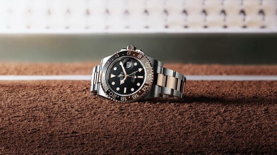 montre bicolore Rolex or rose