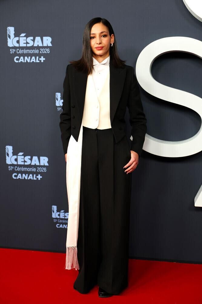 Nadia Melliti à la 51e cérémonie des César du cinéma à l'Olympia.