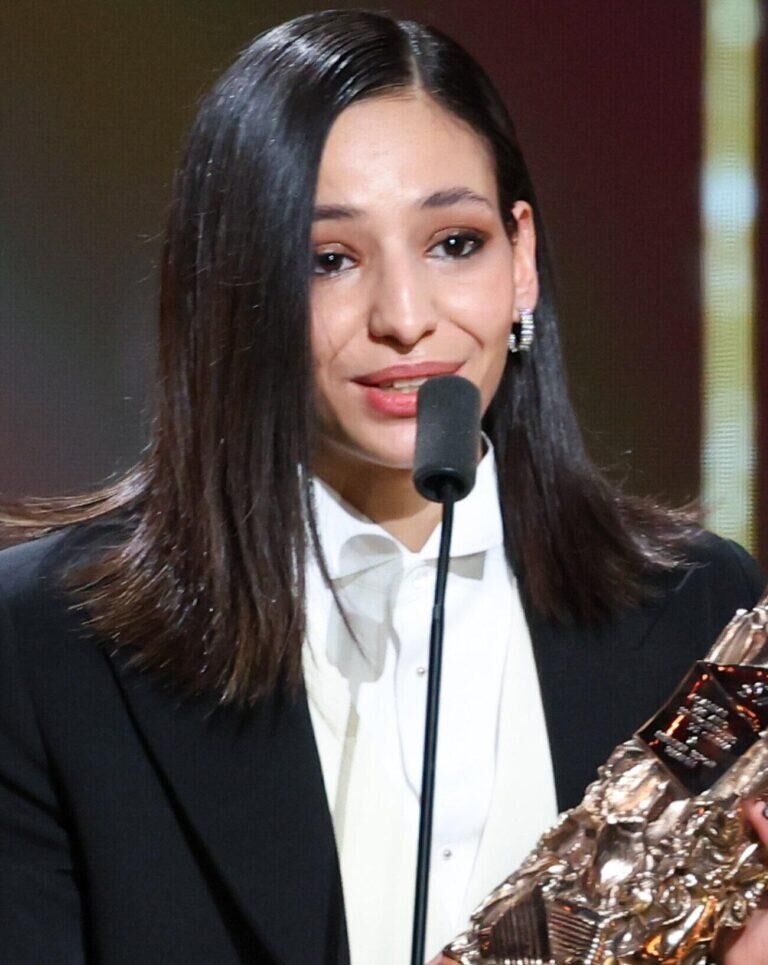 Nadia Melliti aux César 2026.
