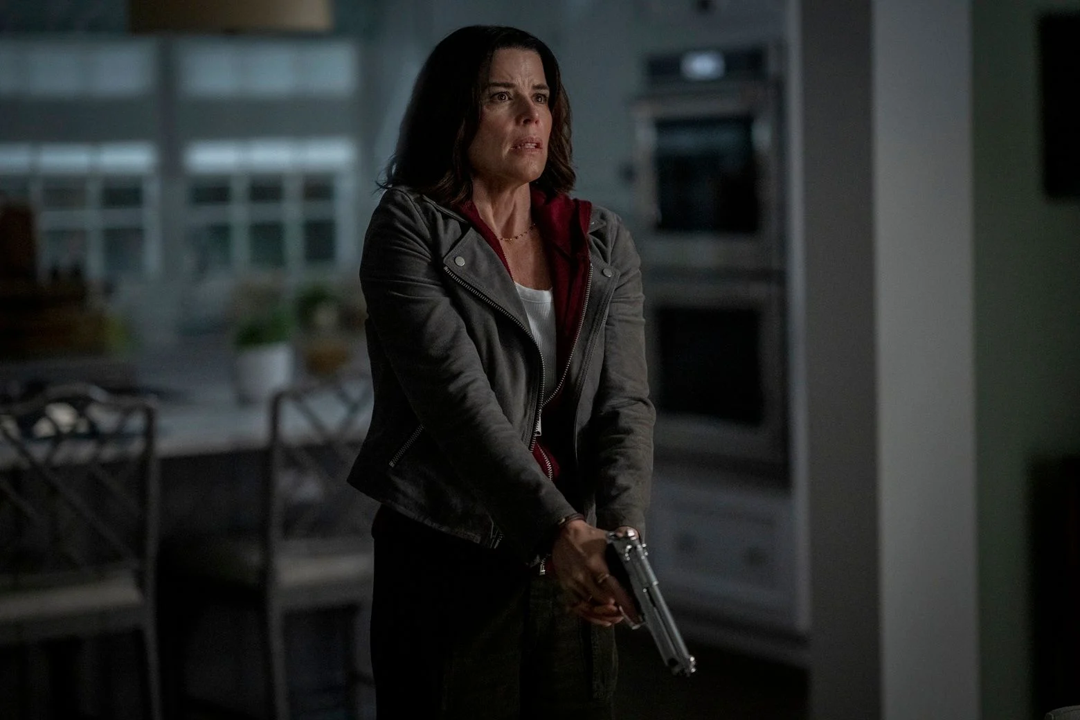 Neve Campbell starring in Scream 7 (2026).