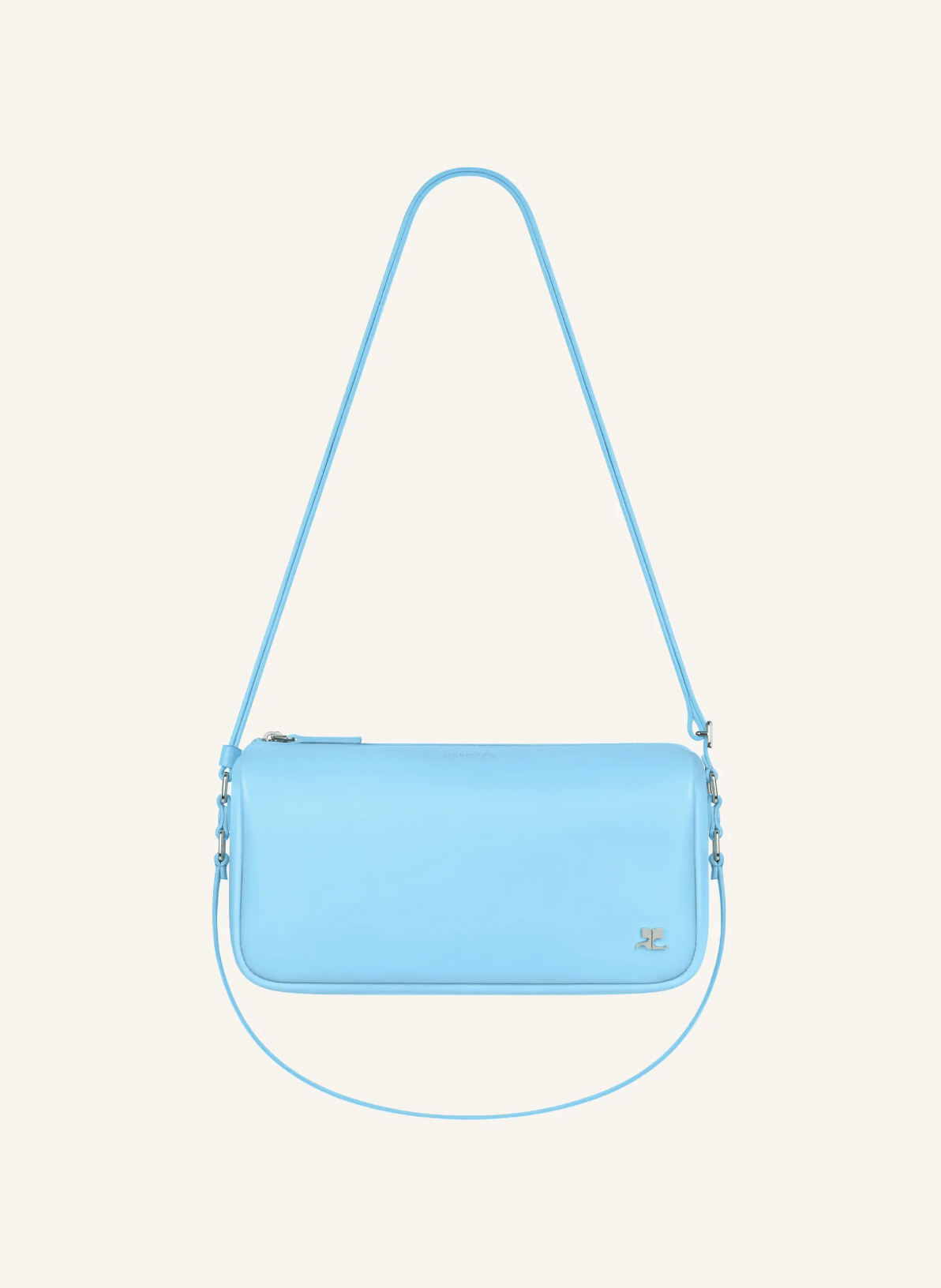sac 360 courreges printemps-été 2026 cuir bleu