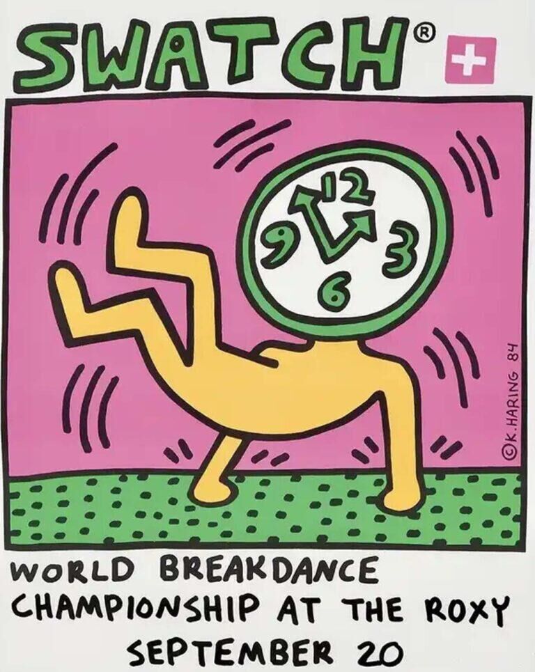 Poster de Keith Haring, Breakdance