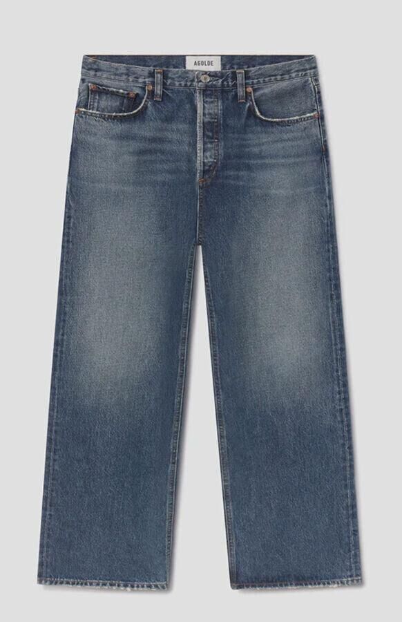 jean baggy taille basse tendance agolde