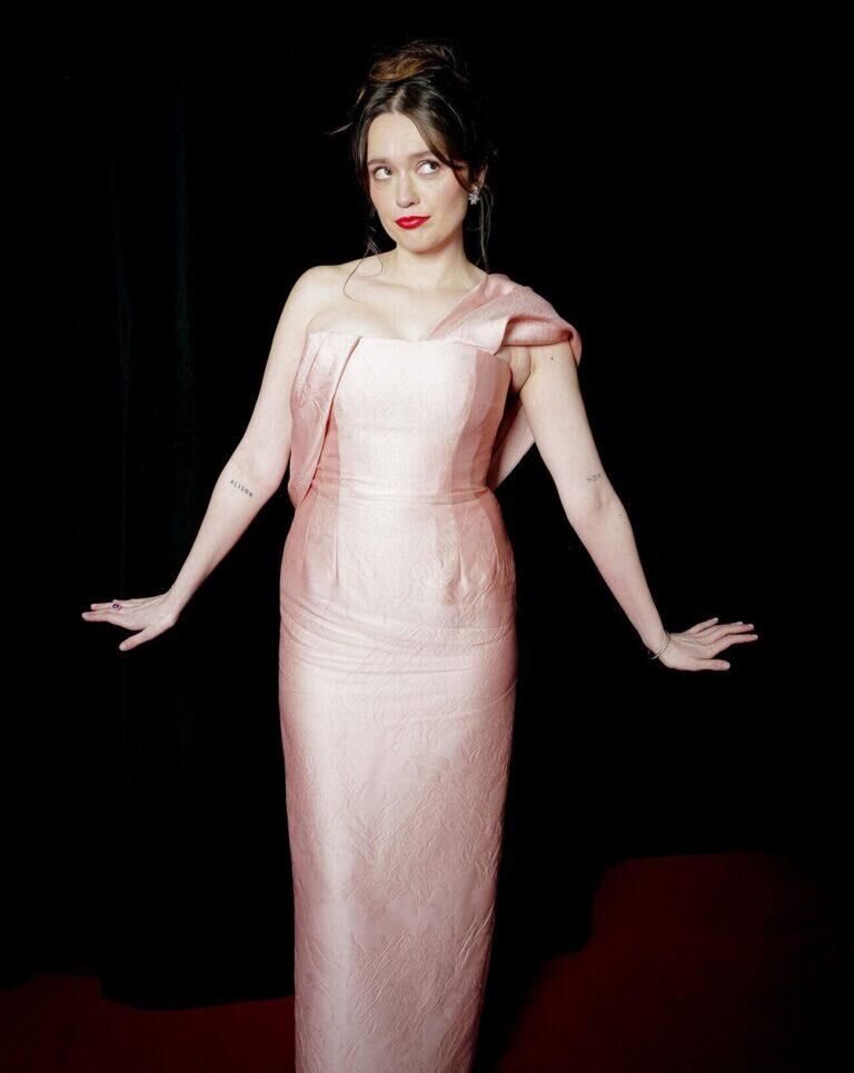 Aimee Lou Wood lors de la cérémonie BAFTA Film Awards 2026, le 22 février 2026 à Londres.