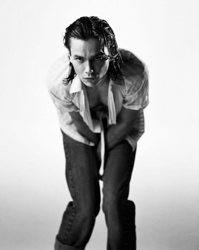 Portrait de l'acteur River Phoenix pour la ressortie de Stand By Me.