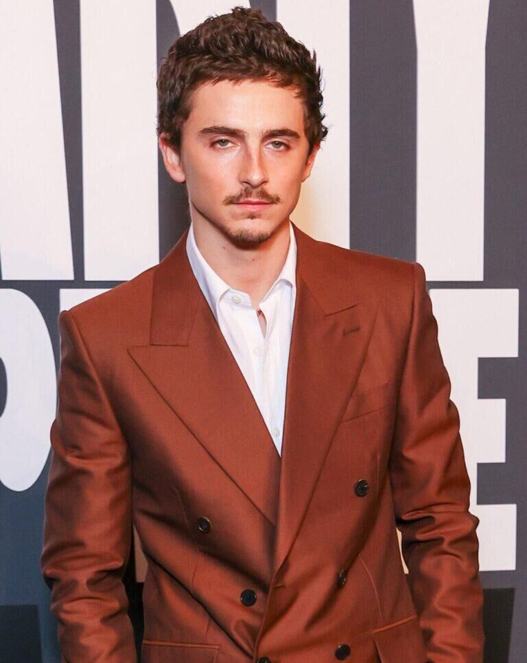Timothée Chalamet à Paris pour l'avant-première de Marty Supreme.