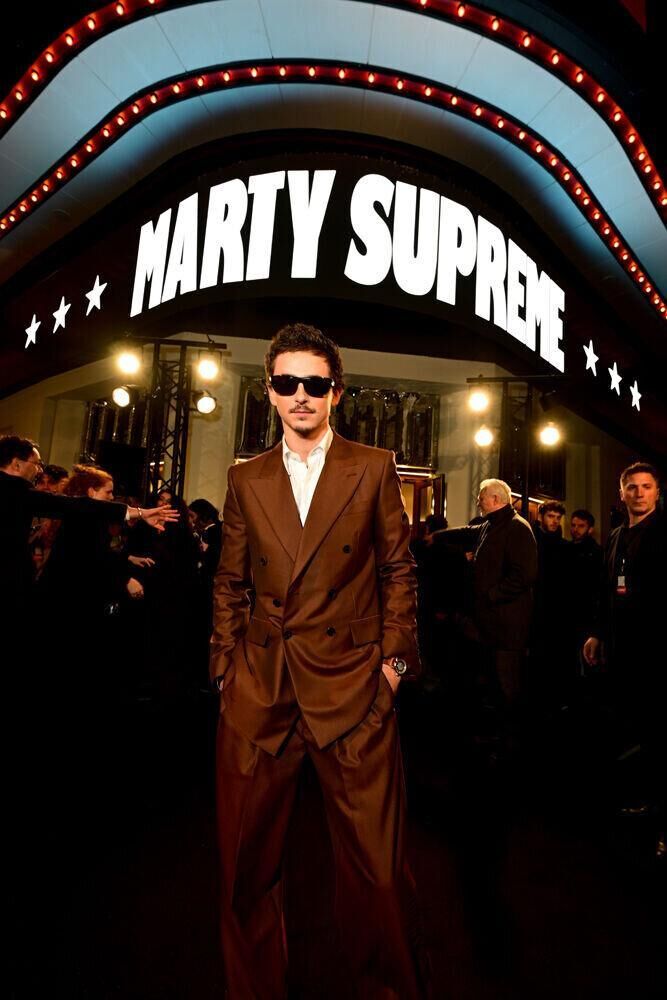 Timothée Chalamet à l'avant-première du film Marty Supreme au Grand Rex, à Paris, le 3 février 2026. © Anthony Ghnassia.