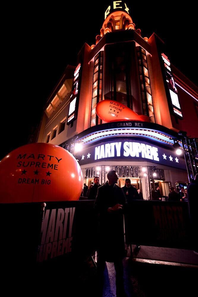 Timothée Chalamet à l'avant-première du film Marty Supreme au Grand Rex, à Paris, le 3 février 2026 © Anthony Ghnassia.