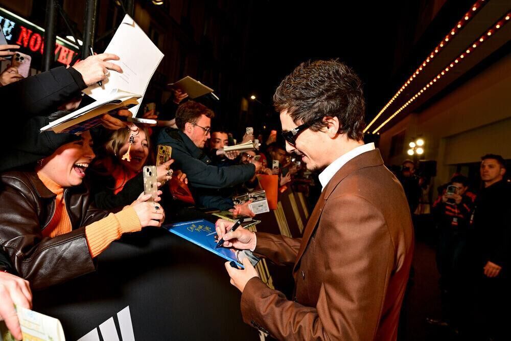 Timothée Chalamet à l'avant-première du film Marty Supreme au Grand Rex, à Paris, le 3 février 2026 © Anthony Ghnassia.