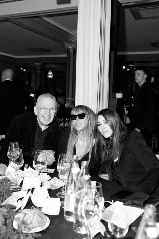 Jean-Paul Gaultier, Babeth Djian et Monica Bellucci.