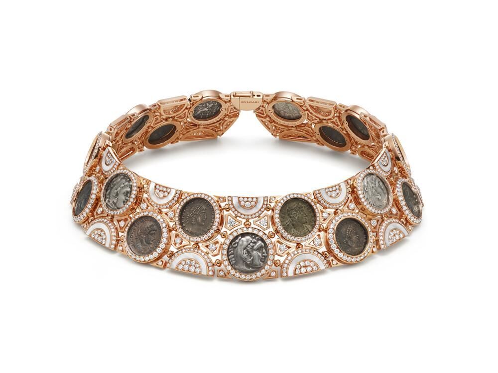 Collier de la collection Monete de Bvlgari.