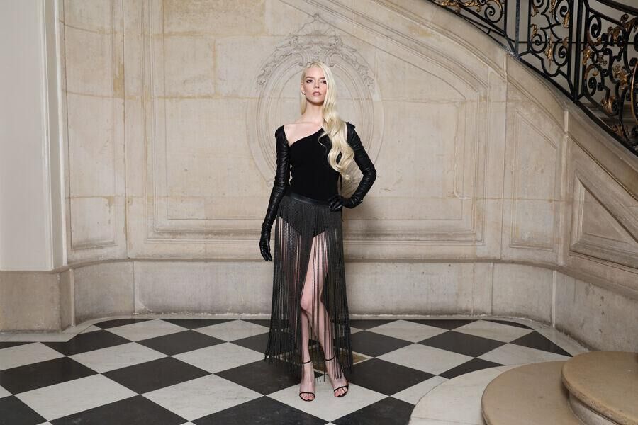 Anya Taylor-Joy at the Dior couture Spring/Summer 2025 show. © Pascal Le Segretain/Getty Images for Dior.