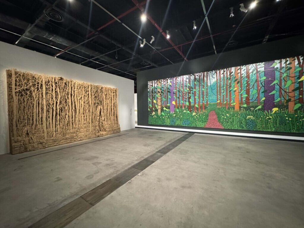 Vue de l'exposition Arduna en Arabie Saoudite
