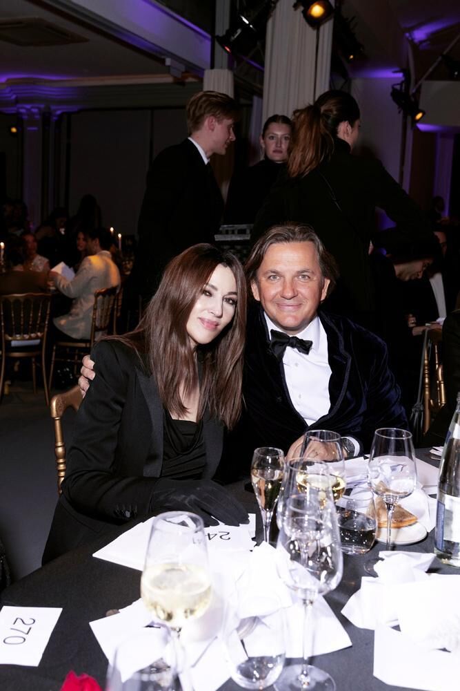 Monica Bellucci et Julien-Vincent Brunie.