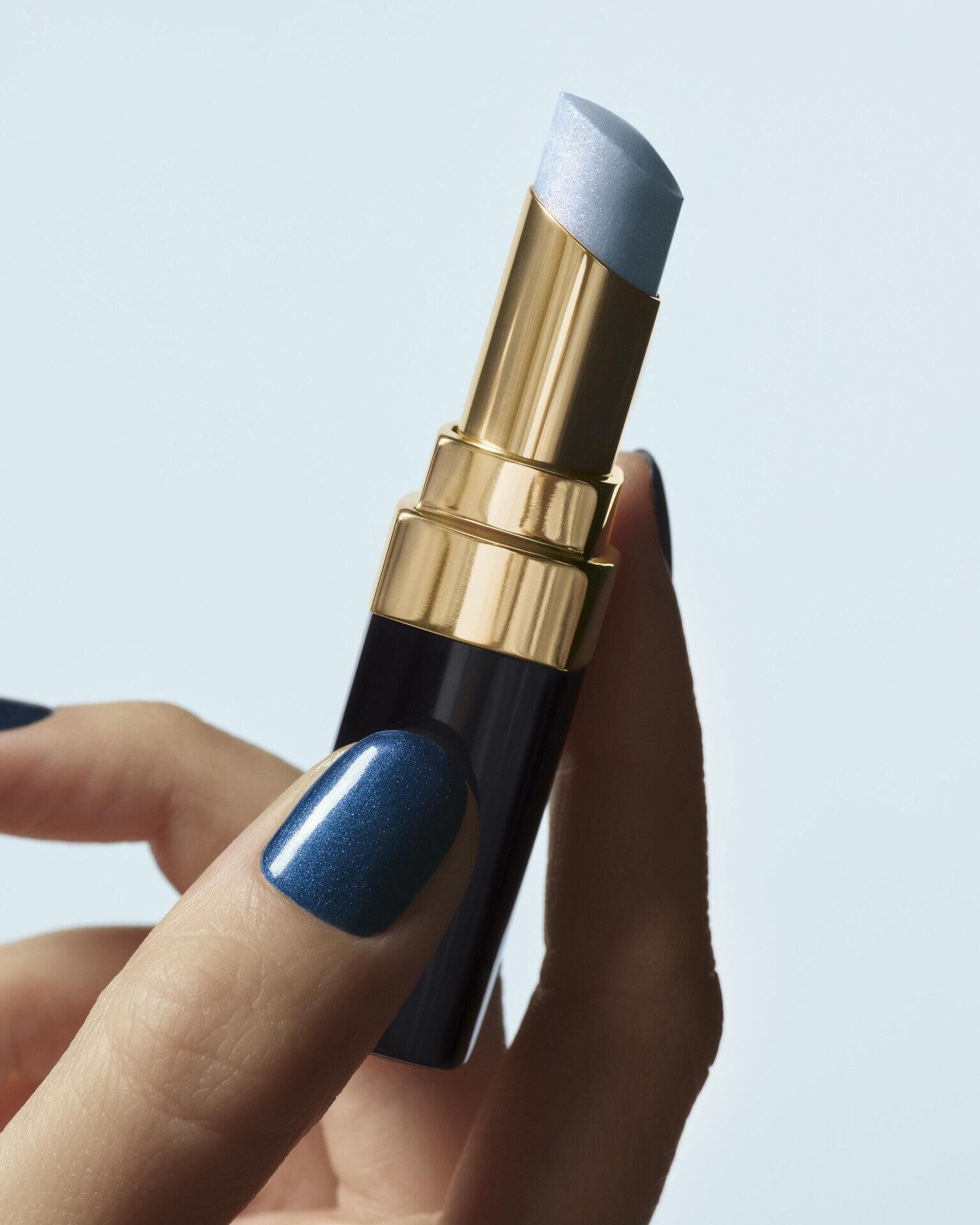 “Rouge Coco Flash”, 284 baby blue, CHANEL.