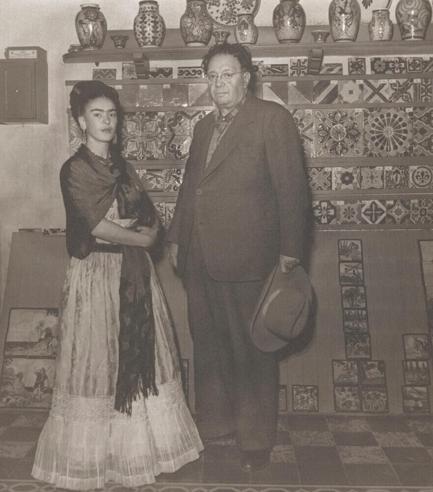 Frida Kahlo et Diego Rivera.