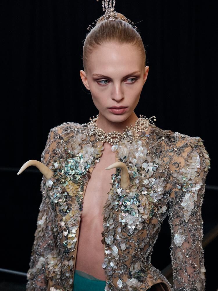 Détail du défilé Schiaparelli haute couture printemps-été 2026 par Daniel Roseberry