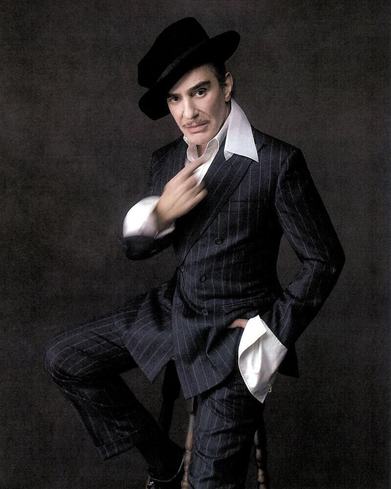 Portrait du créateur de mode John Galliano pour Zara