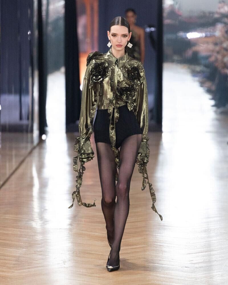 Le défilé Blumarine automne-hiver 2026-2027 à la Fashion Week de Milan