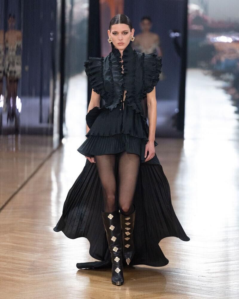 Le défilé Blumarine automne-hiver 2026-2027 à la Fashion Week de Milan