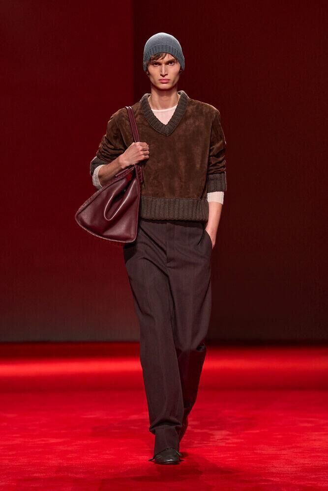 Le défilé Bottega Veneta automne-hiver 2026-2027 à la Fashion Week de Milan